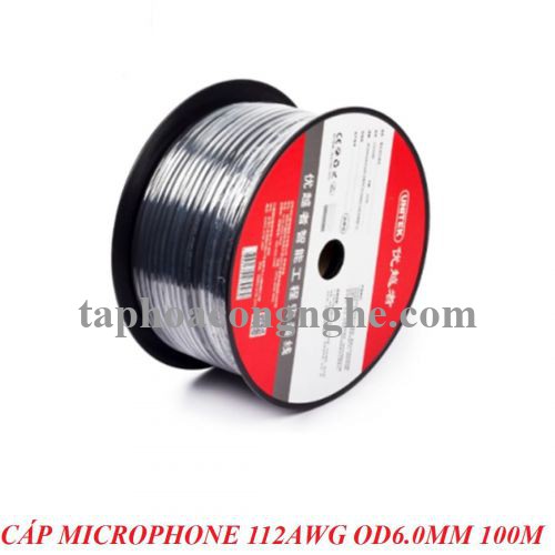 Unitek 25646 C9030TB 100M 112Awg Od6.0Mm Cáp Microphone 112 Tim 30025646